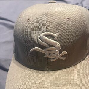 Tan Baseball Cap with Embroidered Logo